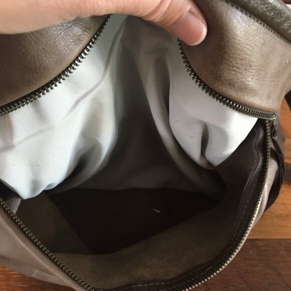 Rough & Tumble Brown N/S Slouchy Hobo with Adjustable Strap - Picture 5 of 10